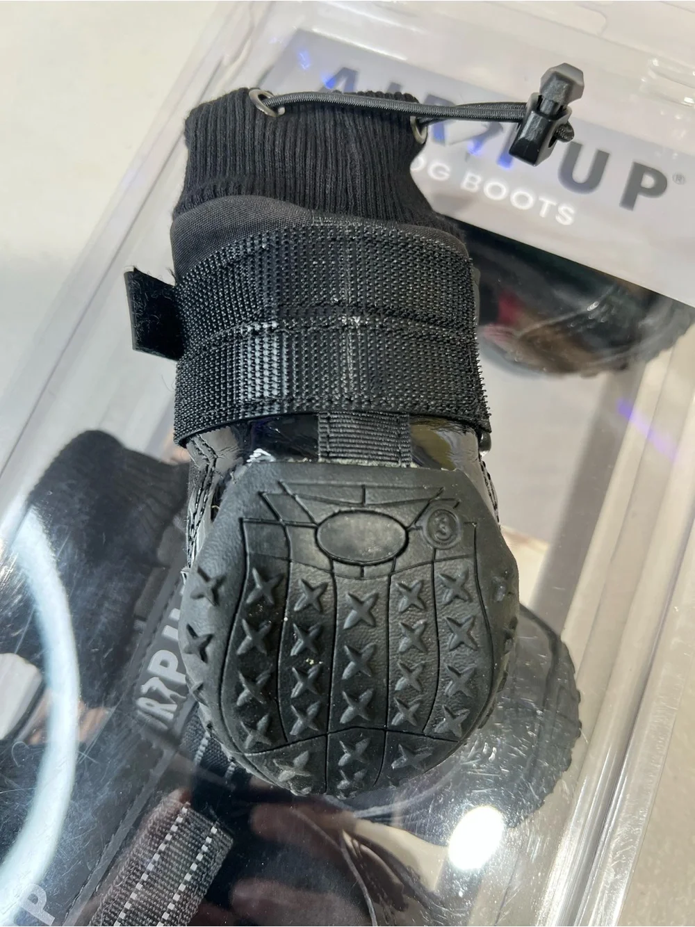 AirPup Black Dog Boots - Pack of 4